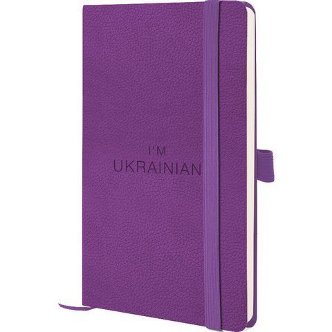 Блокнот Partner Soft Skin,125*195,96арк,кліт,фіолетUkr 8616-11-2-a фото
