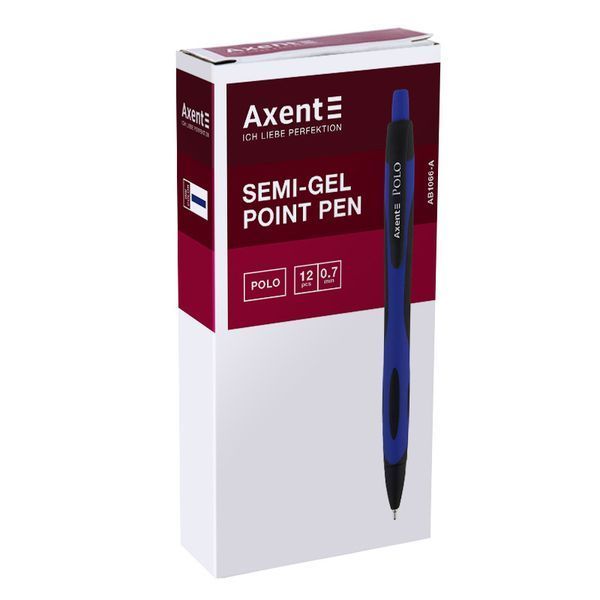 Ручка масляная автом. Polo, синяя ab1066-02-a фото