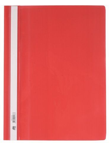 Папка-скоросшиватель с механизмом "усики", А4, 120/160 мкм, красная BM.3311-05 фото