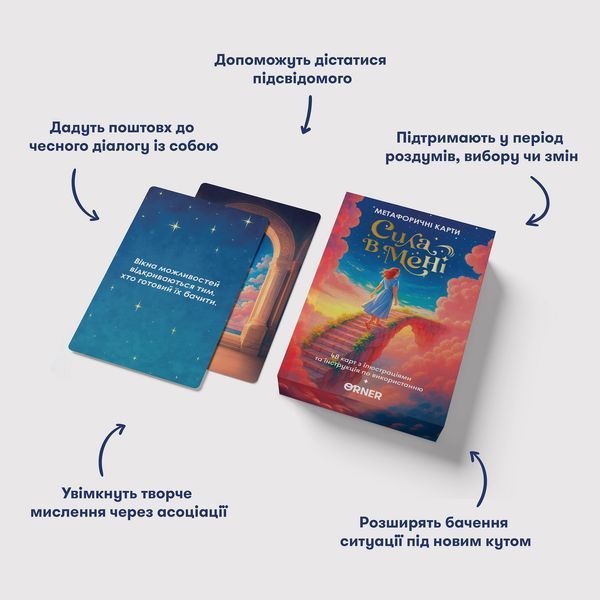 Метафорично-асоціативні картки &laquo;Сила в мені&raquo; orner-3031 фото