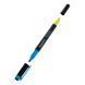 Маркер Highlighter Dual 2534-A, 2-4 мм клиноп. голуб+желт. 2534-02-a фото 1