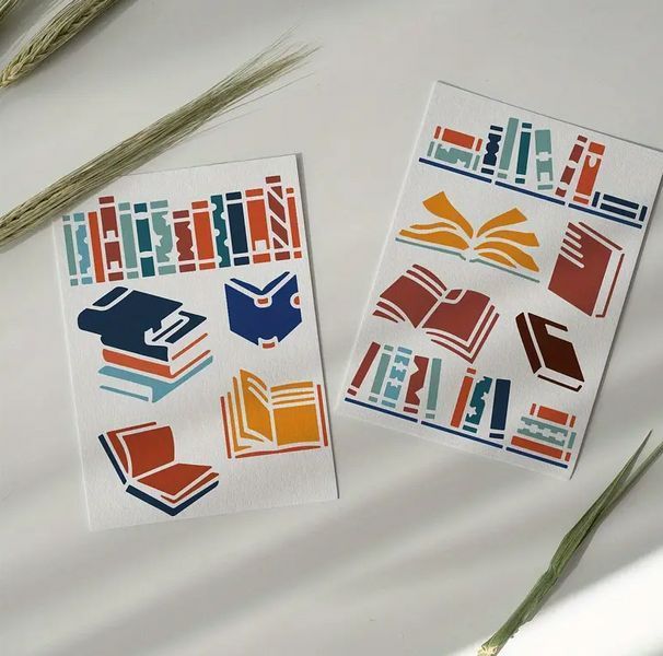 Трафарет для малювання "Книги" №3 px-00580-3 фото