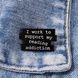 Пін-значок "I work to support my reading addiction" px-01143 фото 1