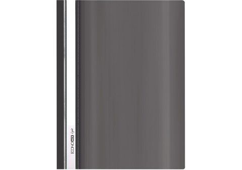 Папка-скоросшиватель А4 Economix Light без перфорации, черная E38503-01 фото