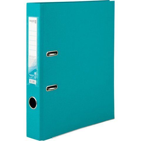 Регистратор двустор. PP 5 cм, собр, бирюз d1711-16c фото