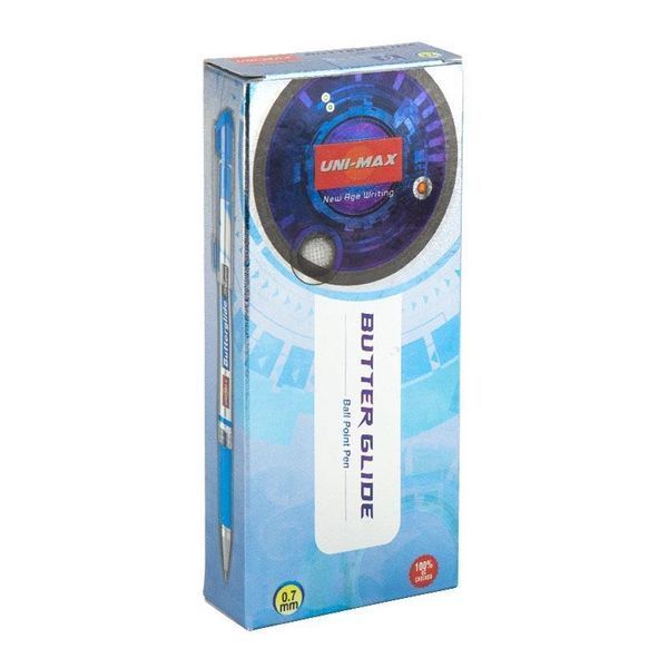 Ручка кулькова Butterglide, чорна UX-122-01 фото