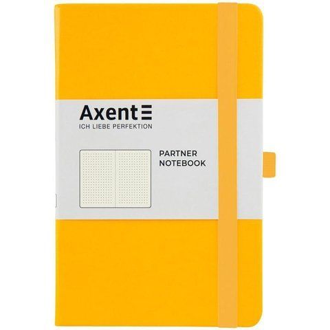 Книга записная Partner, 125*195, 96 л, точка, желтая 8306-08-A фото