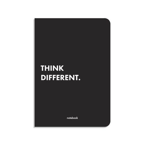 Блокнот у клiтинку Think Different чорний orner-1299 фото