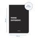 Блокнот у клiтинку Think Different чорний orner-1299 фото 3