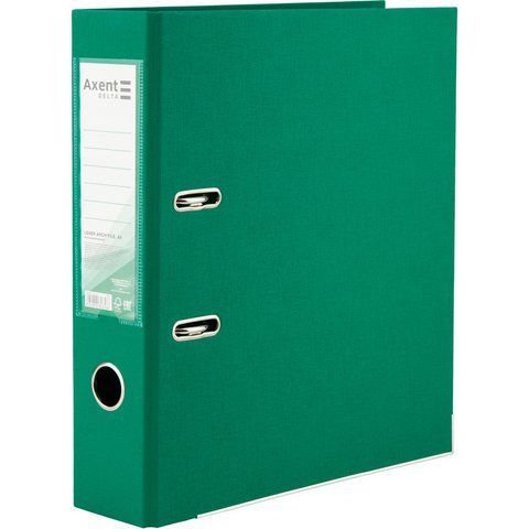 Регистратор двустор. PP 7,5 cм, собр, зел d1712-04c фото