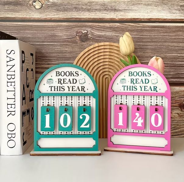 Трекер прочитаних книг, "Books read this year", зелений px-01129 фото