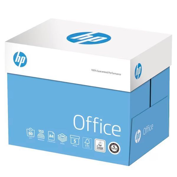Папір HP OFFICE, А4, клас В, 80г/м2, 500 арк HP.A4.80.OF фото