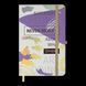 Книжка записна IDEA, на гумці, 136х207мм, 96 арк., кліт., офсет крем., тв.лам.обкл., бузкова BM.255104-26 фото 6