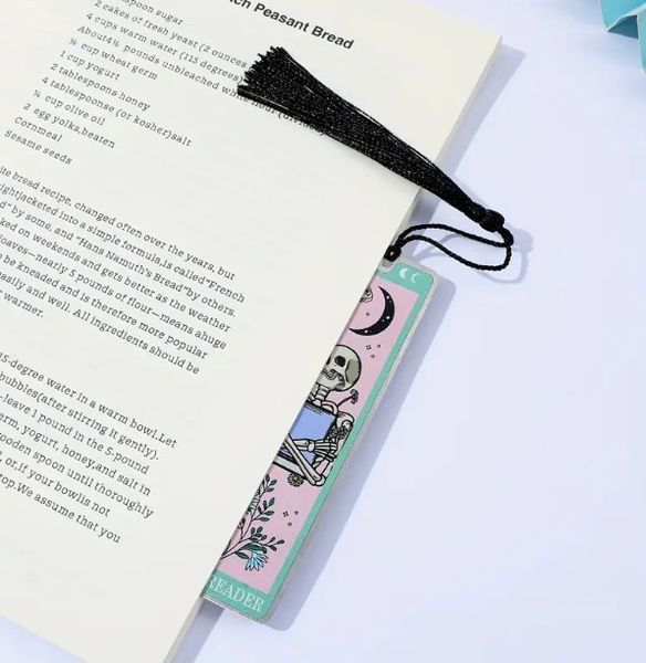 Металева закладка для книг "The reader", м'ятна px-00787 фото