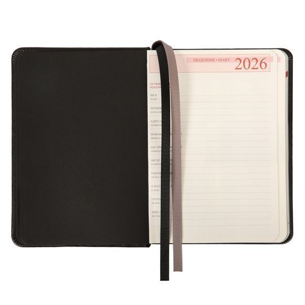Щоденник А6 Leo Planner датований 2026 "Bruno", твердий, 352 сторінки 252704 фото