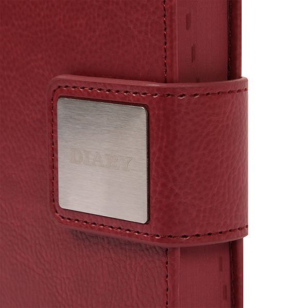 Щоденник А6 Leo Planner датований 2026 "Chiara", твердий, бордовий, 352 сторінки 252705 фото