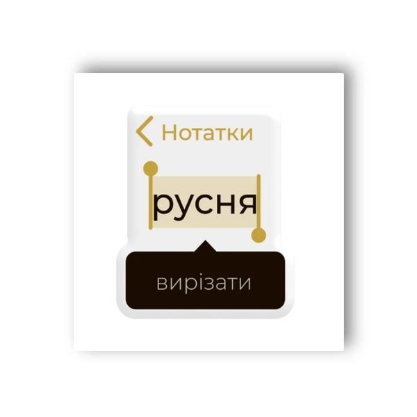 3D-стікер " Мрія українця" SX-16 фото