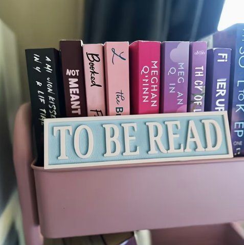 Підставка для полички "To be read", блакитна px-01121-2 фото