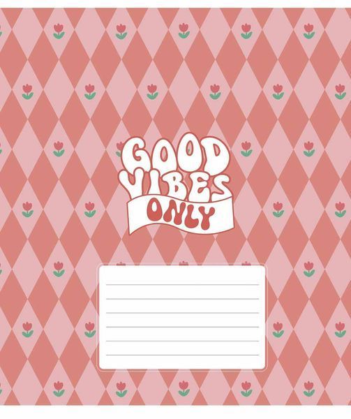 Зошит учнівський, 18арк., у лінію, "Good vibes only" 018-3561L фото