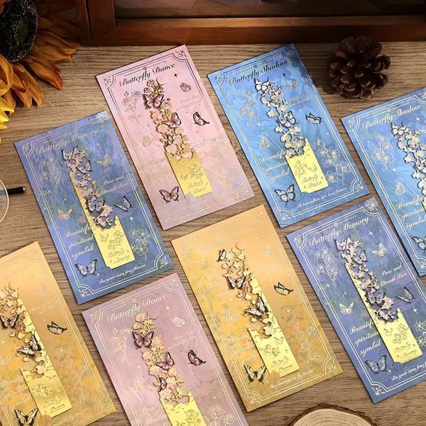 Металева закладка для книг "Метелики" px-00289-32 фото