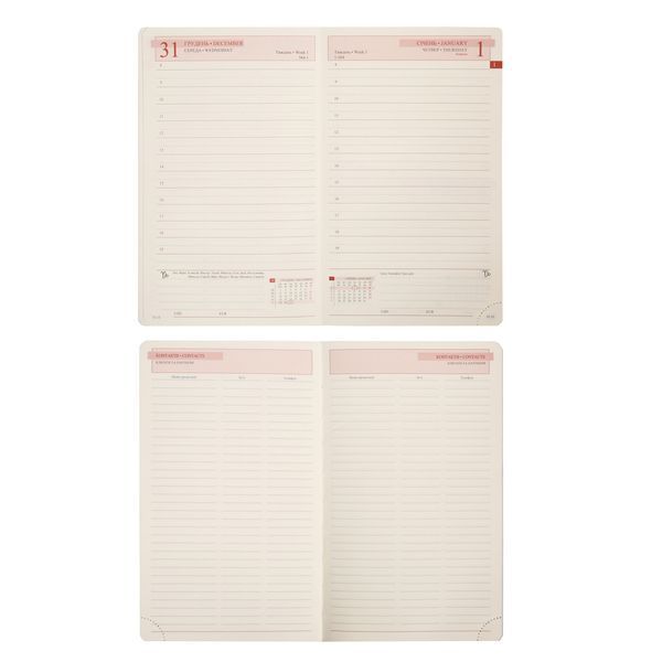 Щоденник А6 Leo Planner датований 2026 "Dream", твердий, темно-синій, 352 сторінки 252708 фото