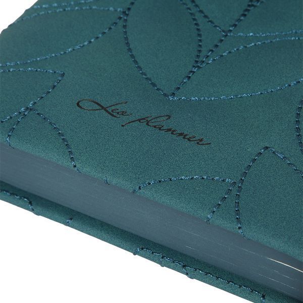 Ежедневник А6 Leo Planner недатированный "Vibe", твердый, темно-бирюзовый, 320 страниц 252709 фото