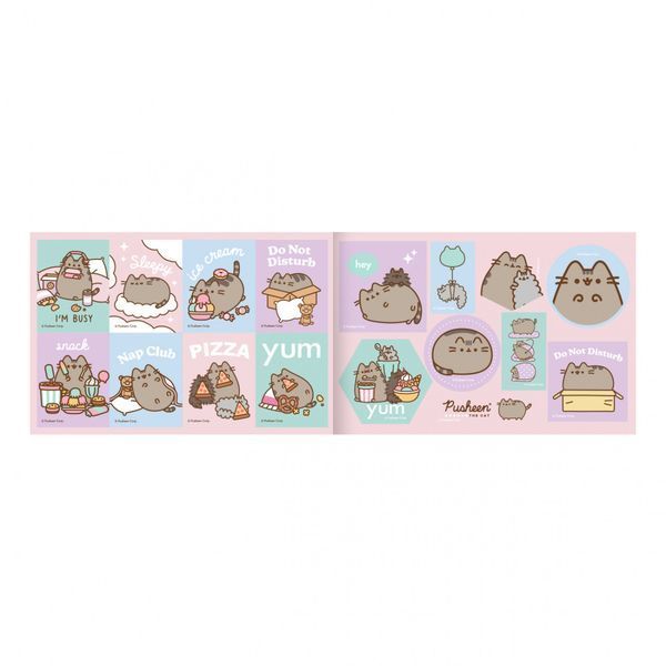 Розмальовка А4 Yes Pusheen з наліпками та завданнями 12 сторінок 743223 фото