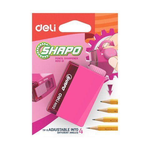 Чинка Deli ER01201 "Shapo", асорті ER01201 фото