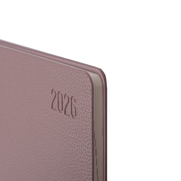 Еженедельник 10х17см Leo Planner датированный 2026 "Monaco", мягкий, лиловый, 128 страниц 252655 фото