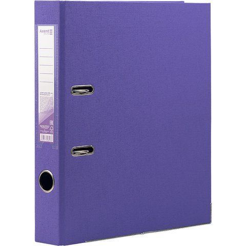 Регистратор двустор. PP 5 cм, собр, фиолетовый d1711-11c фото