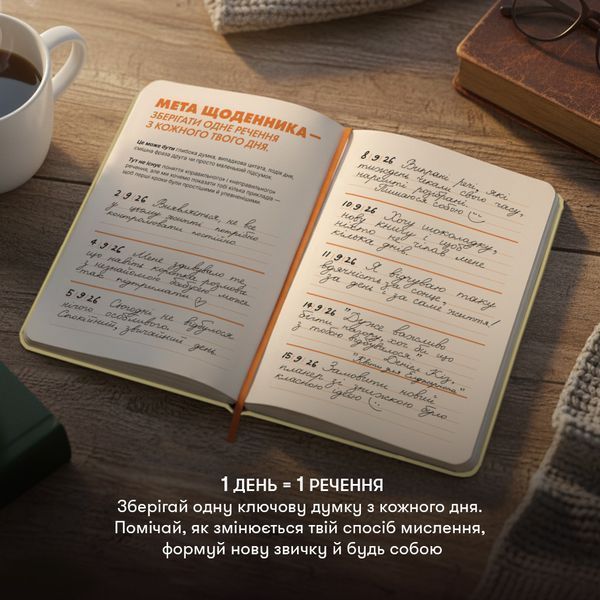 Щоденник на 3 роки &laquo;One line a day&raquo; світлий orner-3433 фото