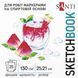 Скетчбук SANTI для спирт. маркерів Fresh 21х21см 25 арк. склейка 130г/м2 743216 фото 1
