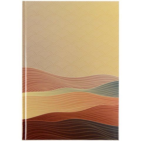 Книга записна у твердій обкладинці, Waves , Формат А4, 96 аркушів у клітинку, 8422-563-A 8422-563-A фото
