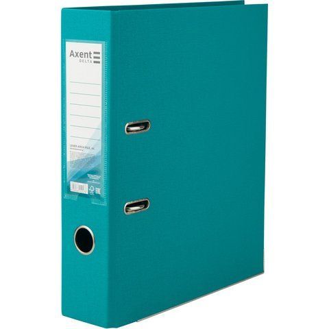 Регистратор двустор. PP 7,5 cм, собр, бирюз d1712-16c фото