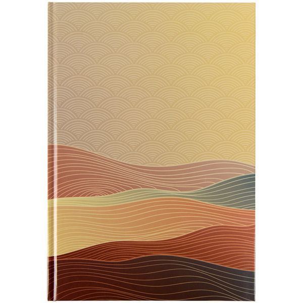 Книга записная в твердой обложке, Waves, Формат А4, 96 листов в клетку, 8422-563-A 8422-563-A фото