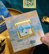 Маталева квадратна закладка Клод Моне, блакитна px-00324-4 фото 4