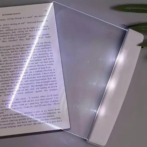 LED-лампа-планшет для читання з захистом очей на батарейках, біла px-00481 фото