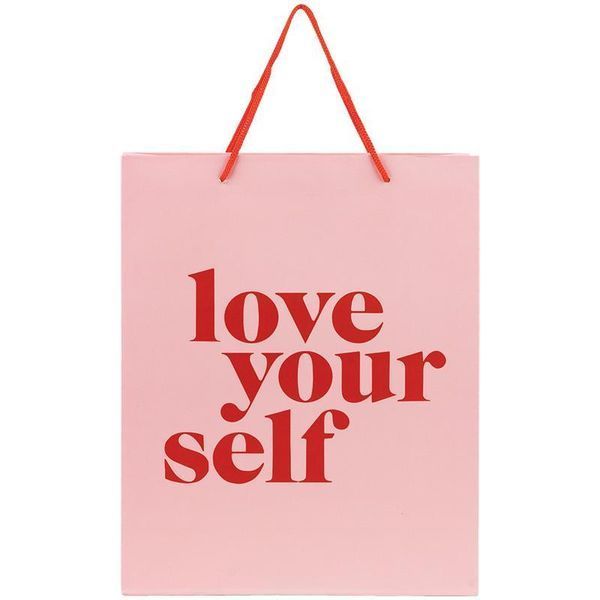 Пакет паперовий подарунковий, 26х32см, Love yourself 8502-29-A фото