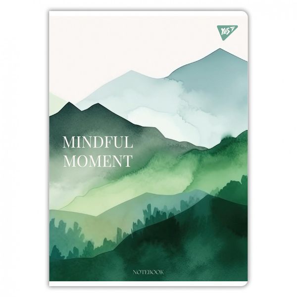 Зошит для записів Yes Mindful moment 96 А4 аркушів клітинка 682007 фото