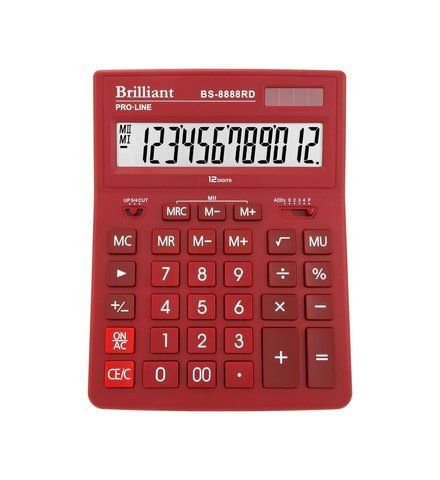 Калькулятор Brilliant BS-8888RD 12 розрядів BS-8888RD фото