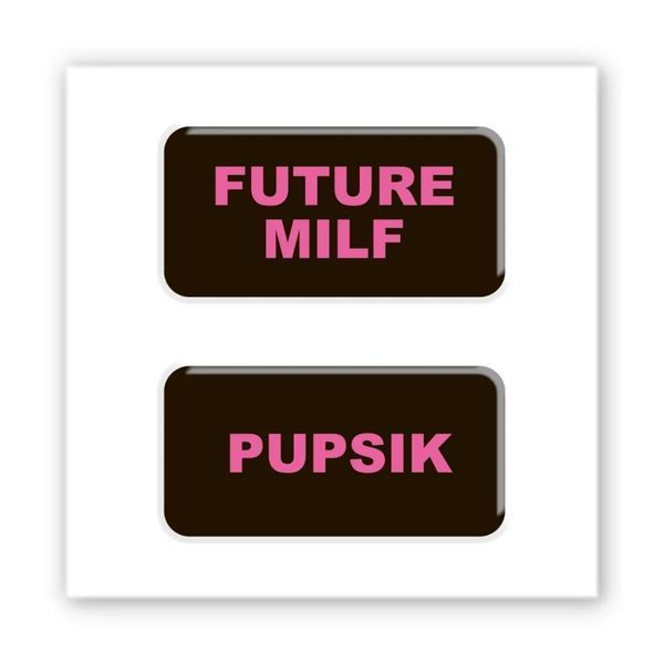 Объемные наклейки "Future milf" SX-278 фото