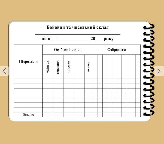 Блокнот військового розвідника А6 ЕТ-3 фото