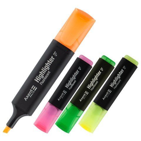 Маркер Highlighter D2501, 1-5 мм клиноп., набір з 4-х кол. d2501-40 фото