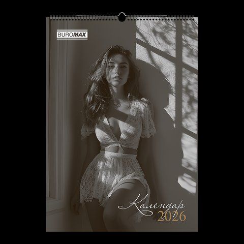 Календар настінний 2026 р., А2, 1 пружина, Women BM.210653 фото